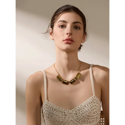 Square Pendant Necklace