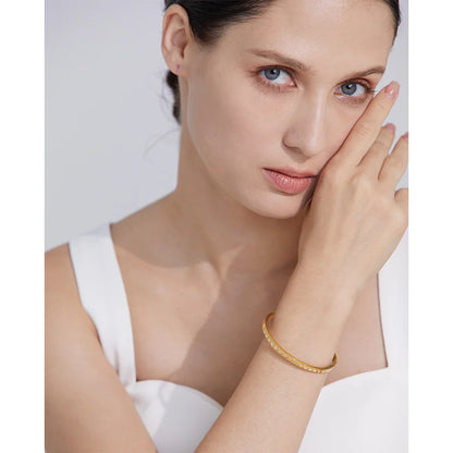 Gold Bangle Bracelet