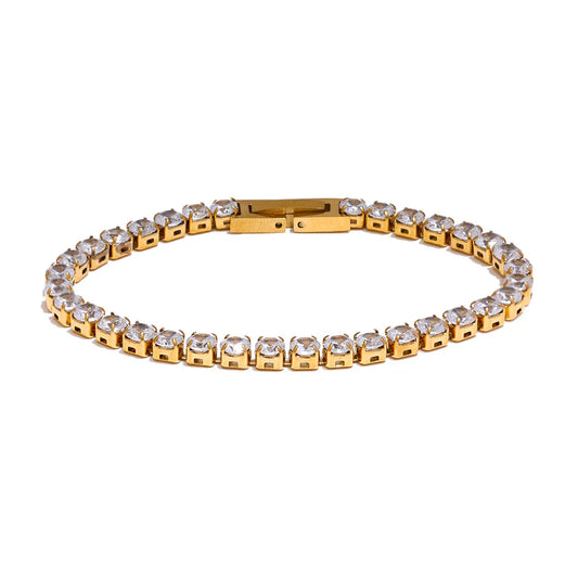 Cubic Zirconia Tennis Bracelet