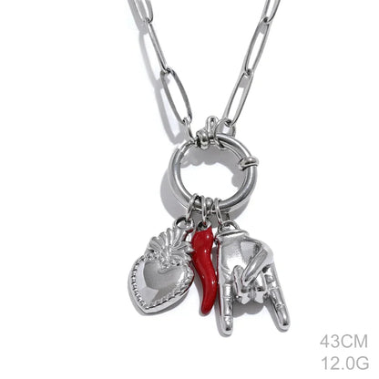 Red Chili Pendant Necklace