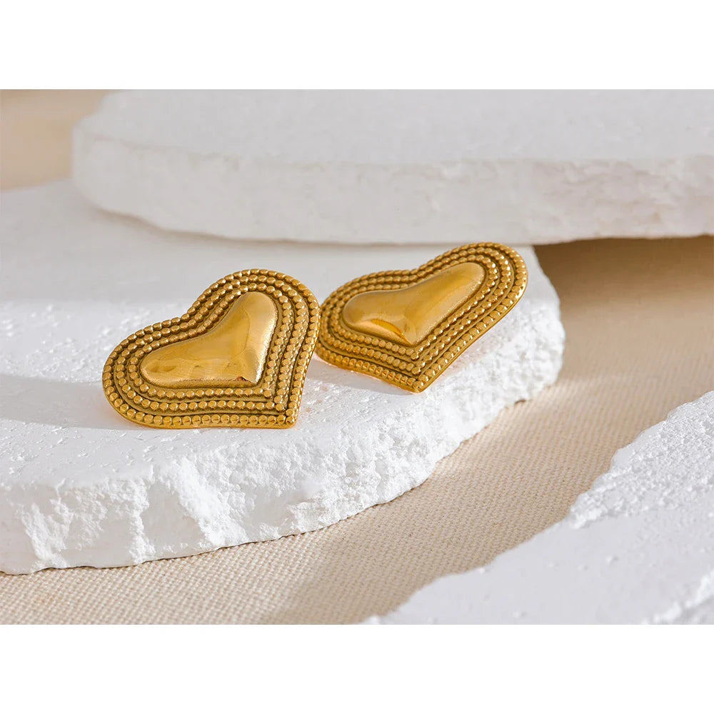 Heart shaped earrings