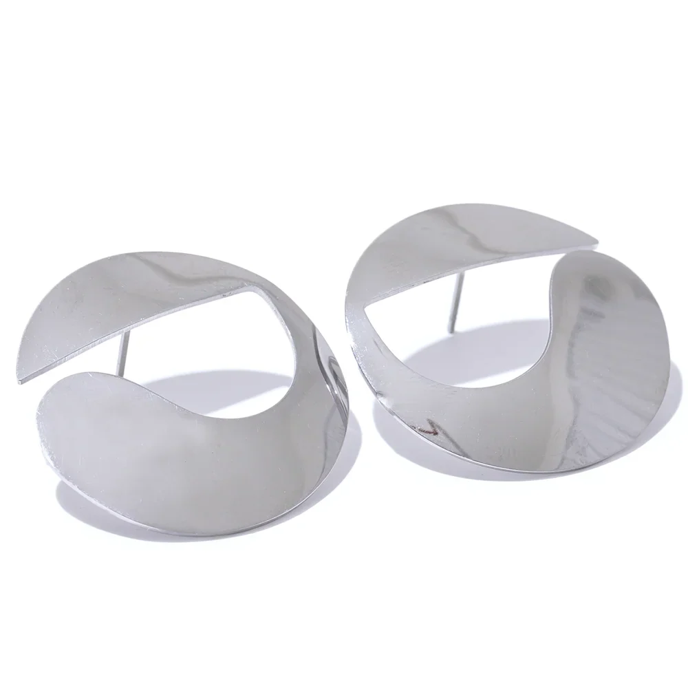 Creative Round Stud Earrings