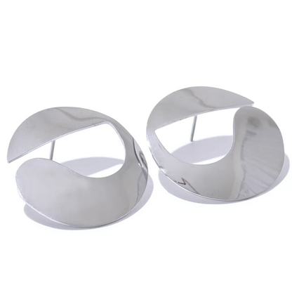 Creative Round Stud Earrings
