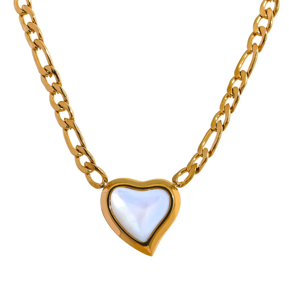 Pearl Heart Necklace