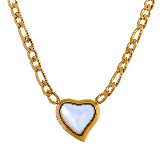 Pearl Heart Necklace