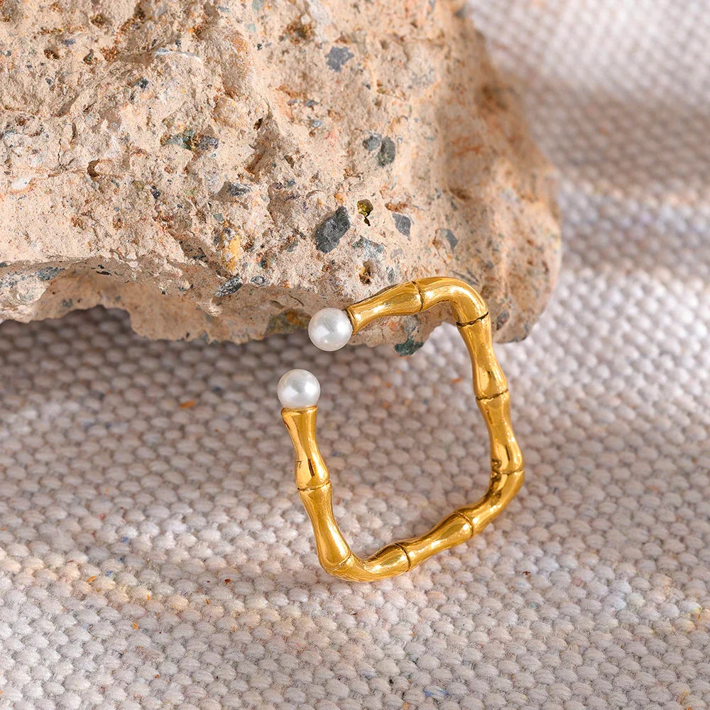 Pearl Band Ring