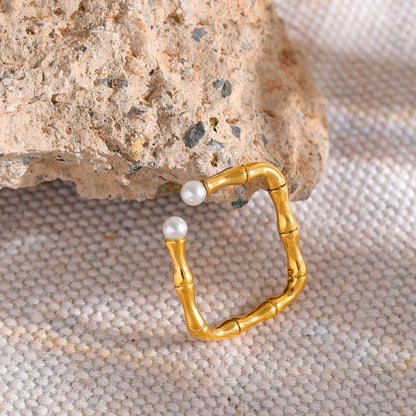 Pearl Band Ring