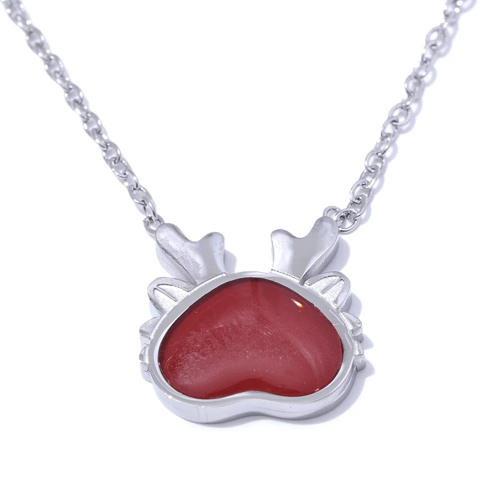 Red Dragon Pendant Necklace