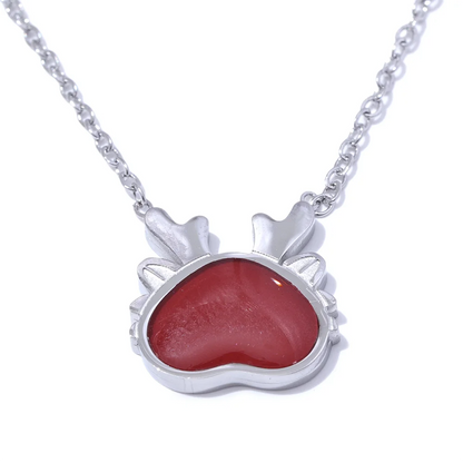 Red Dragon Pendant Necklace