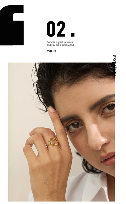 Gold Heart Ring