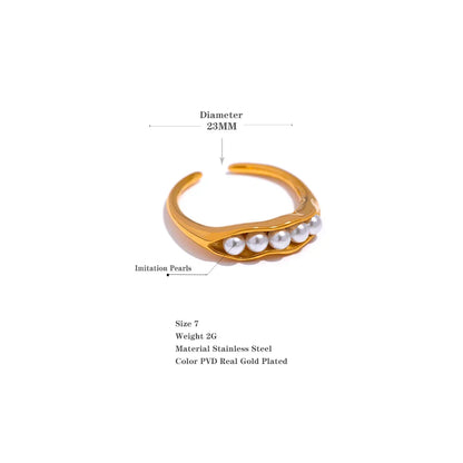 Pearl Ring Gold
