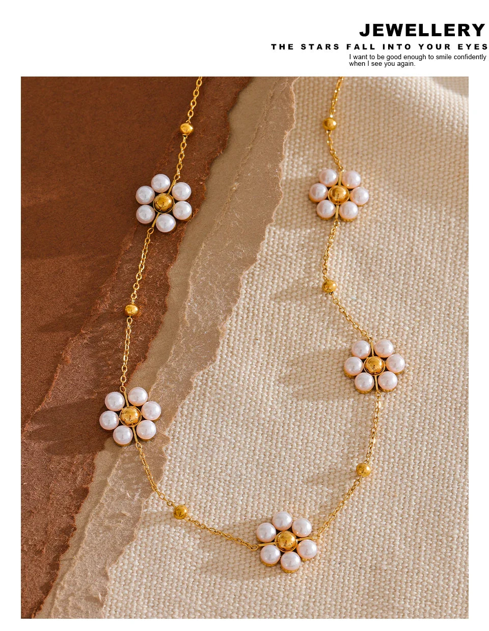 Beaded Flower Necklace