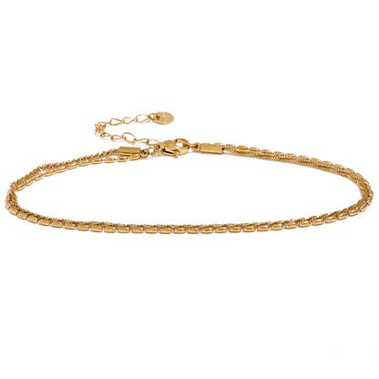 Double Layer Chain Anklet