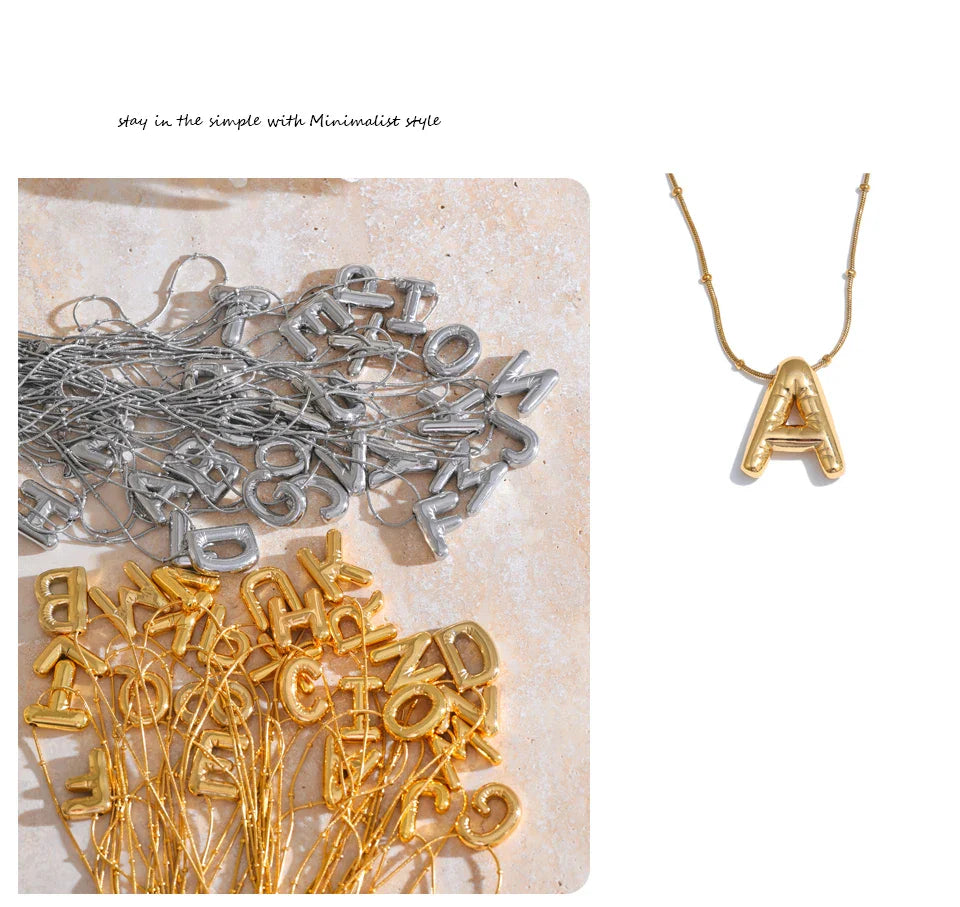 Gold Initial Pendant