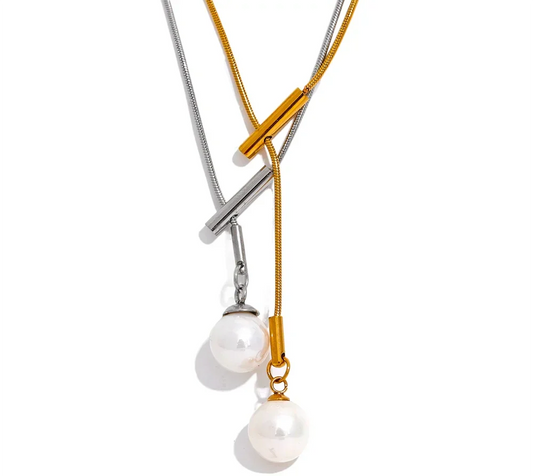 Drop Necklace Pearl