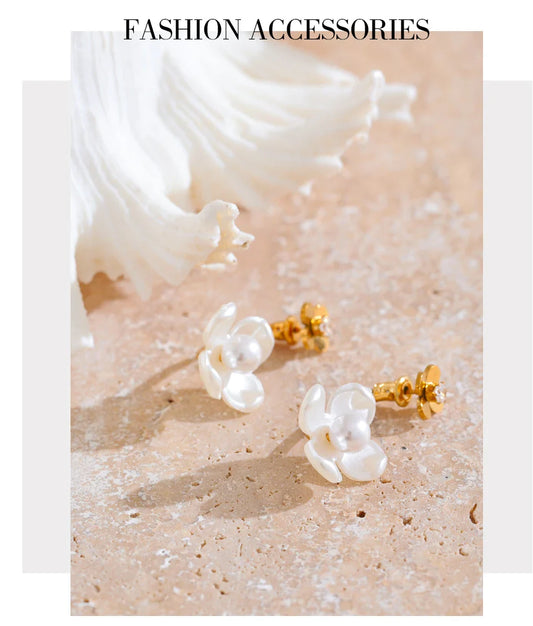 Flower Drop Earrings