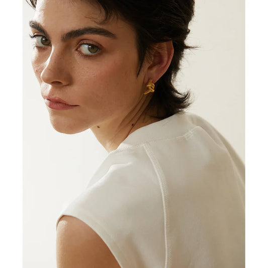 Knot stud earrings