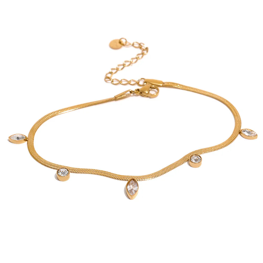 18k Gold Anklet