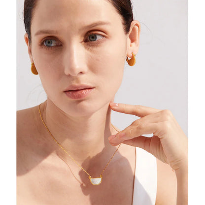 Opal Necklace Earring Set