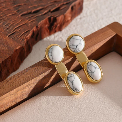 Tiger eye earrings