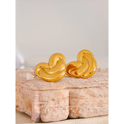 Heart studs