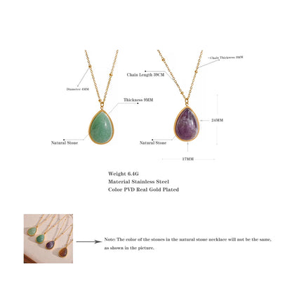 Green Stone Necklace