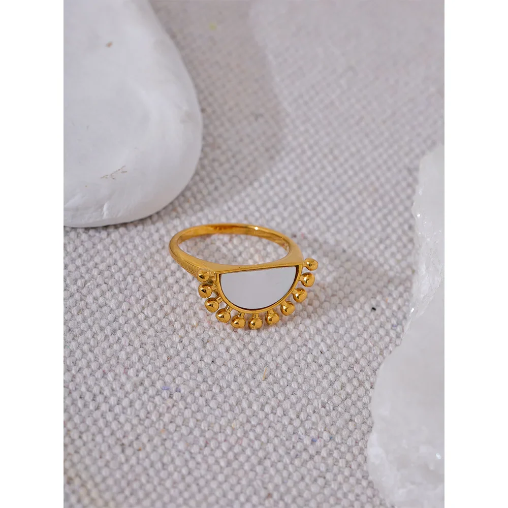 Gold Shell Ring
