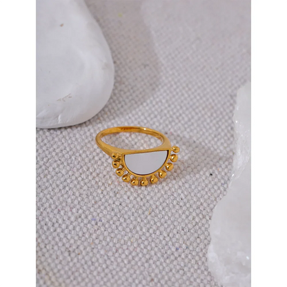 Gold Shell Ring