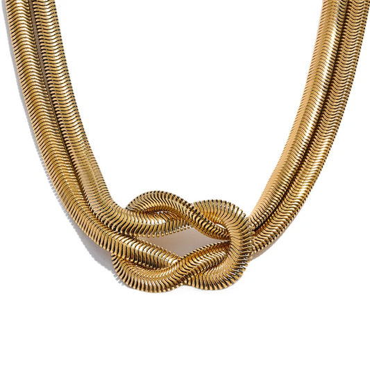 Snake Chain Necklace Set
