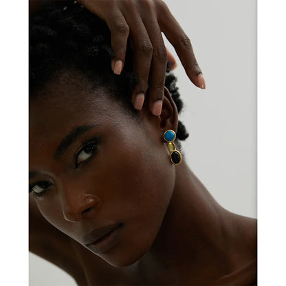 Tiger eye earrings