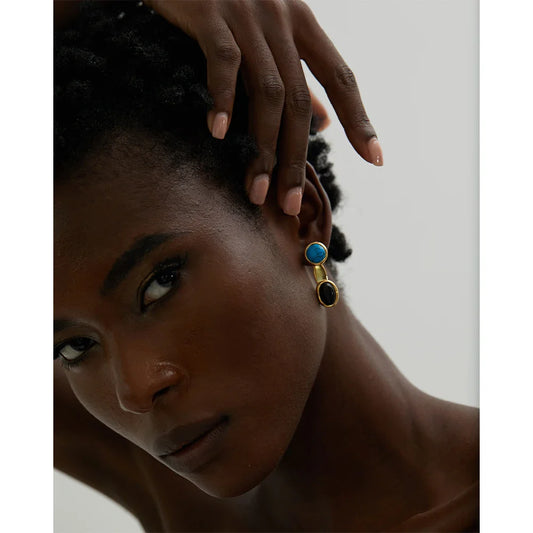 Tiger eye earrings