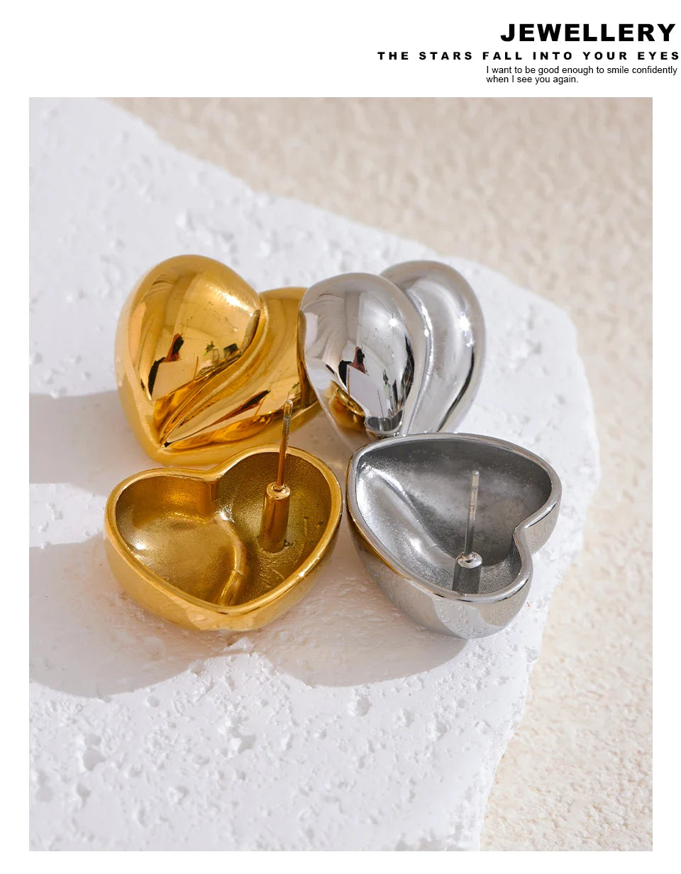 heart earrings