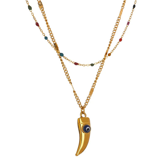 Horns Pendant Necklace