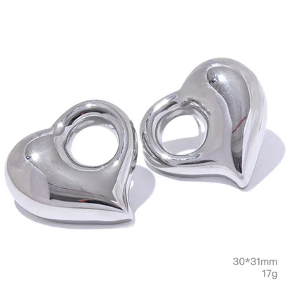 Heart Ear Studs