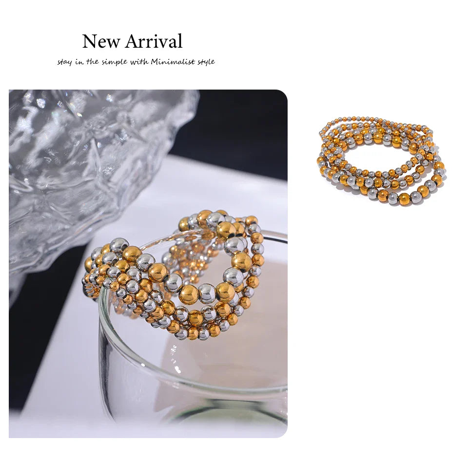 Gold Bead Bracelet