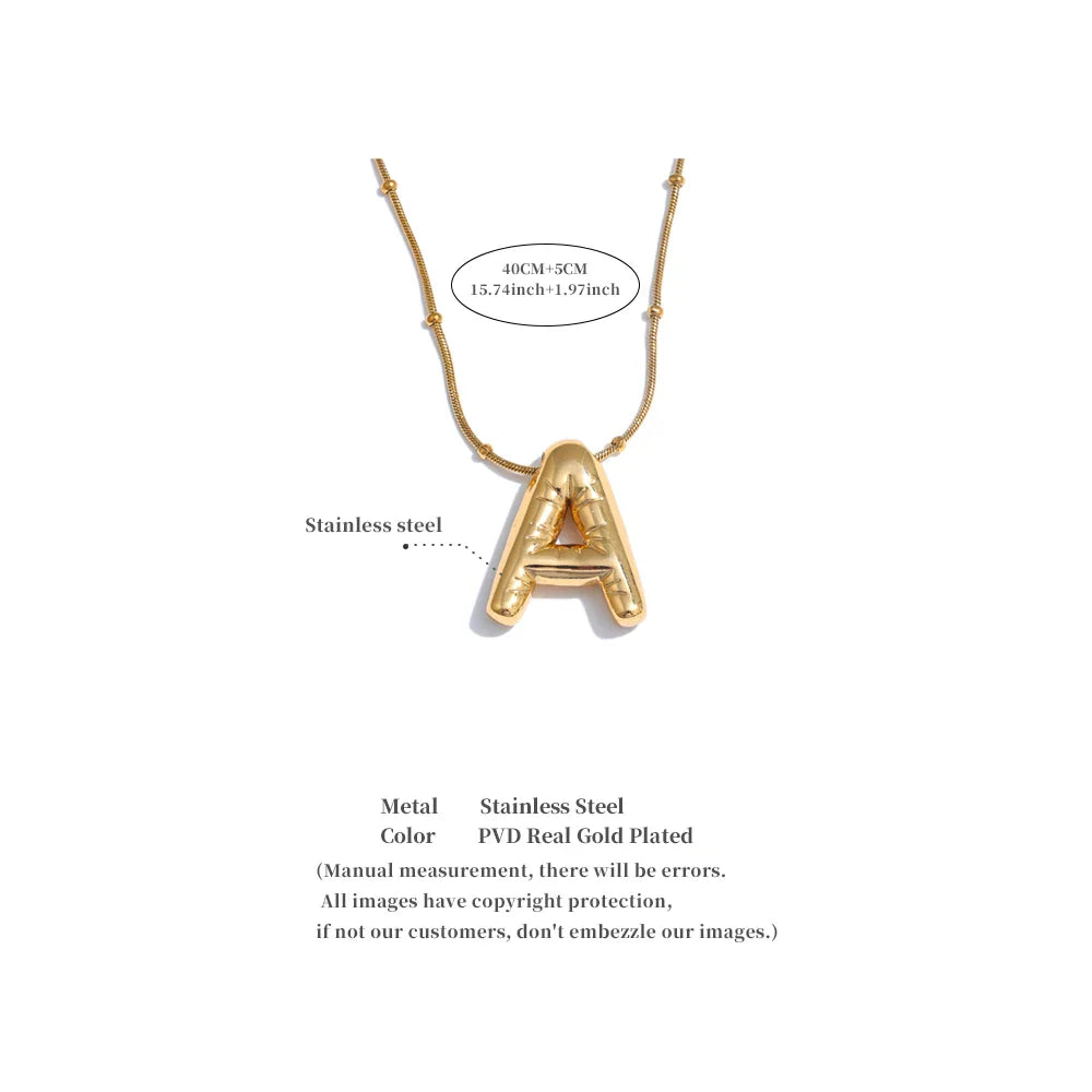 Gold Initial Pendant