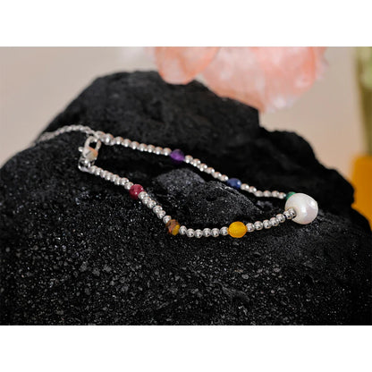Silver Bead Bracelet