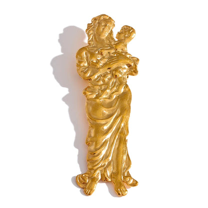 Religious Brooch Pin