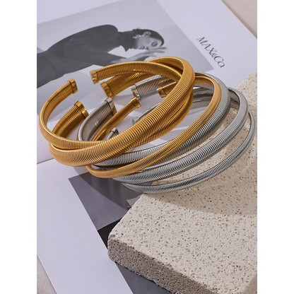 Thick Gold Choker Necklace