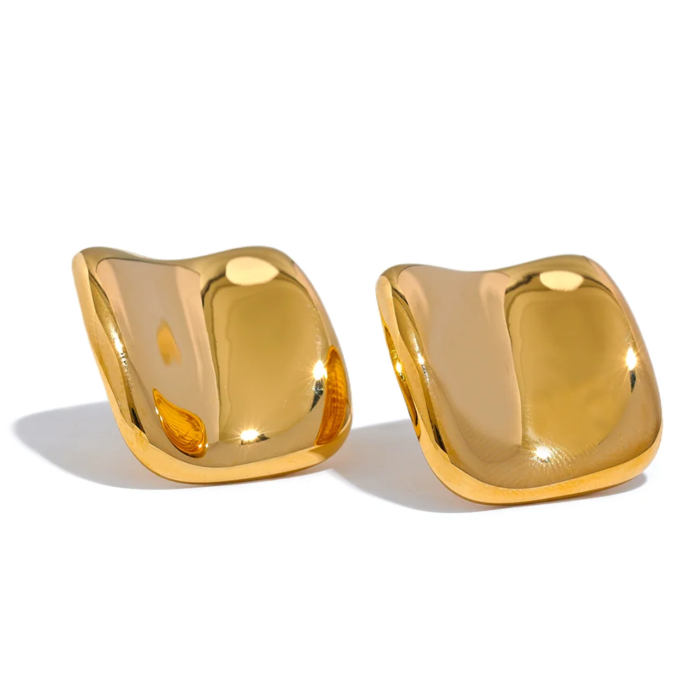 Square Stud Earrings