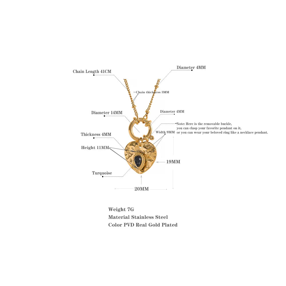 Vintage Heart Necklace