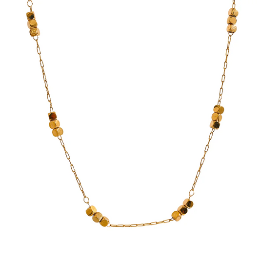 Square Polished Chain Necklace