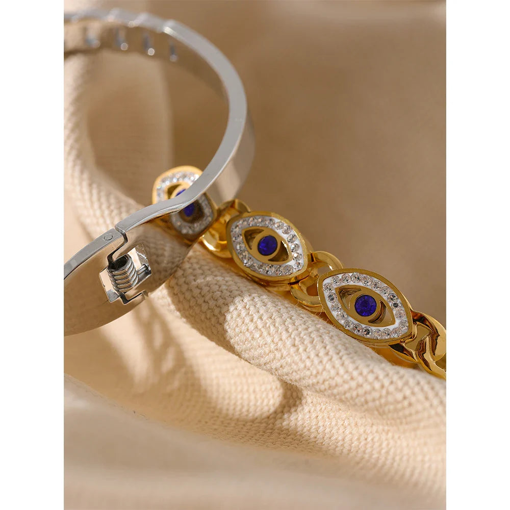 Blue Evil Eye Bracelet