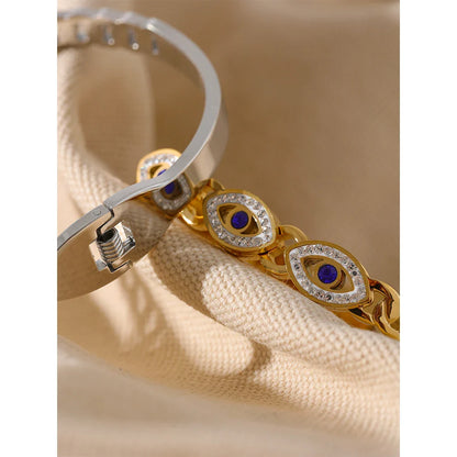 Blue Evil Eye Bracelet