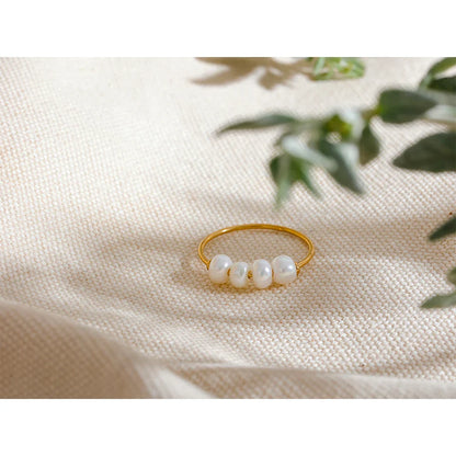 Pearl Engagement Ring