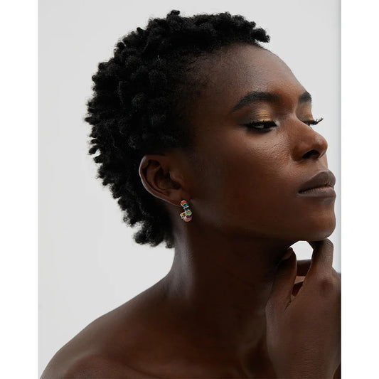 Multicolor Hoop Earrings