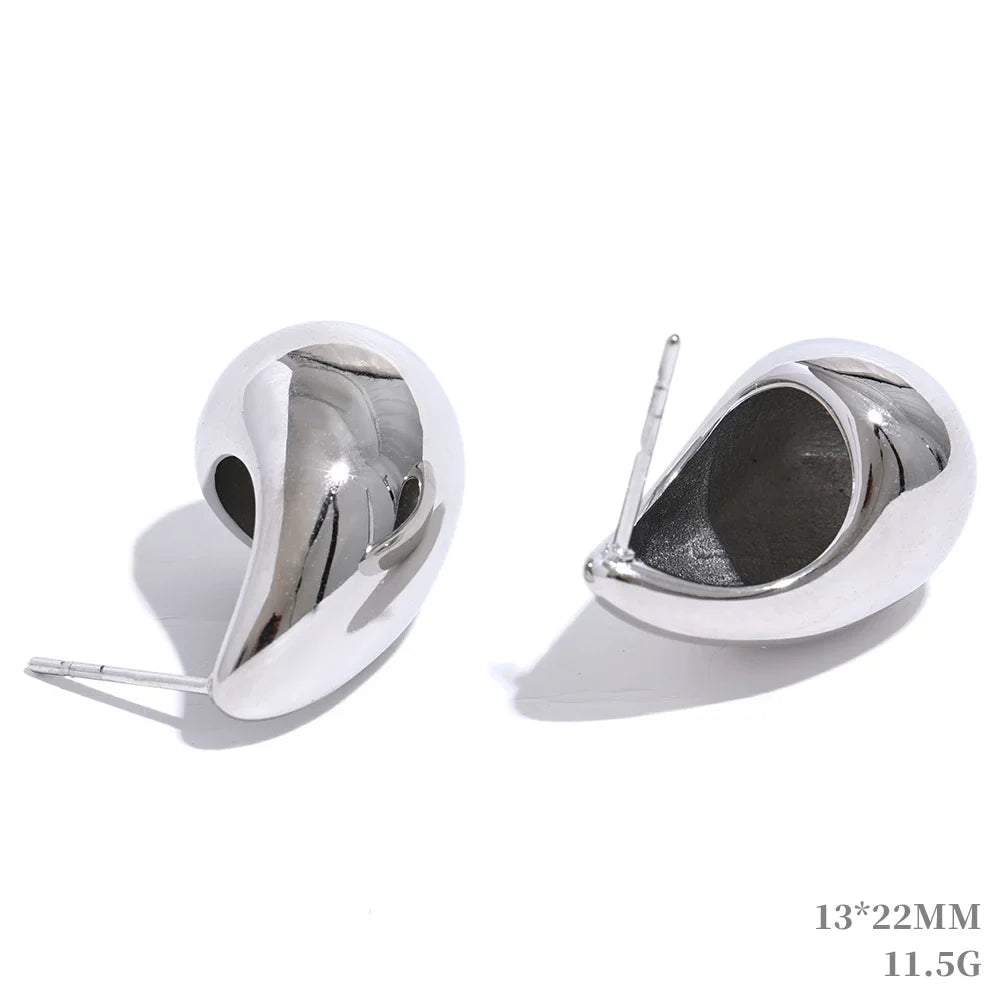 Water Drop Fashion Hollow Stud Earrings