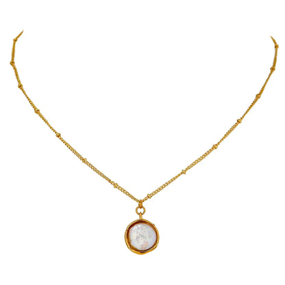 Natural Pearl Pendant Necklace