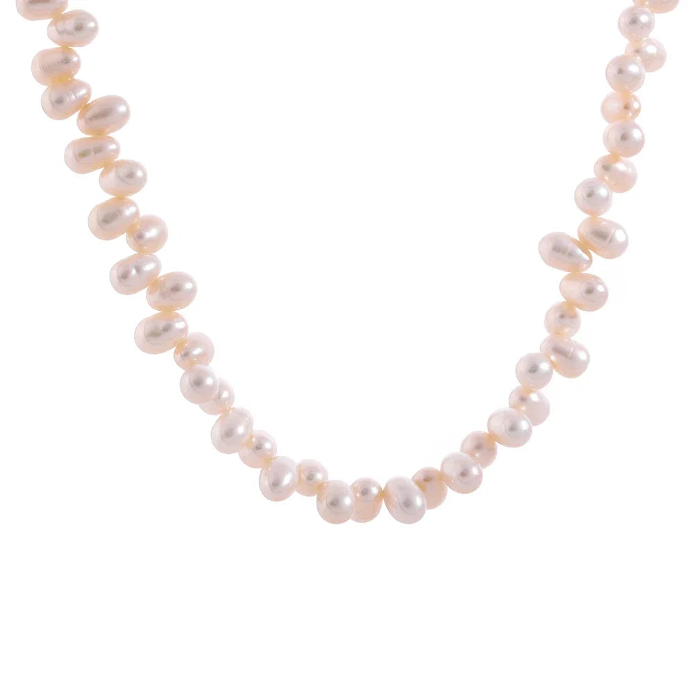 White Bead Necklace