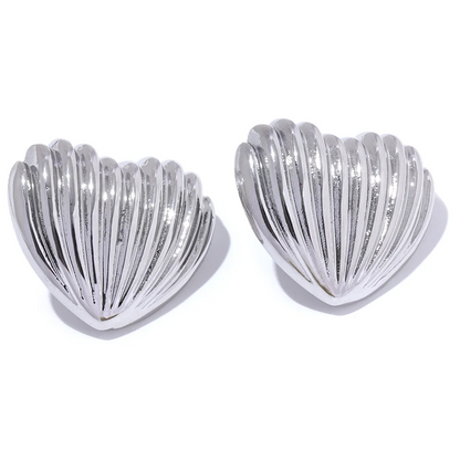Heart Stud Earrings